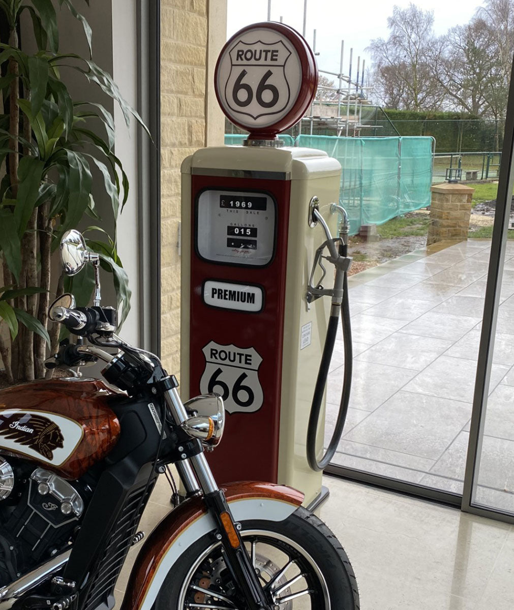 Plain Vintage Petrol Pump