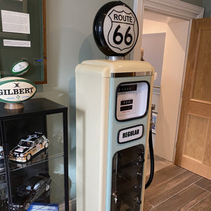Vintage Gas Pump Display Cabinet