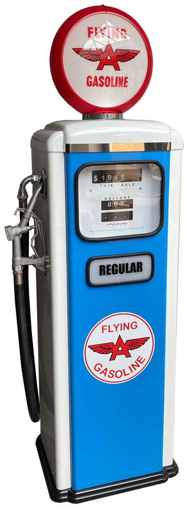 Plain Vintage Petrol Pump